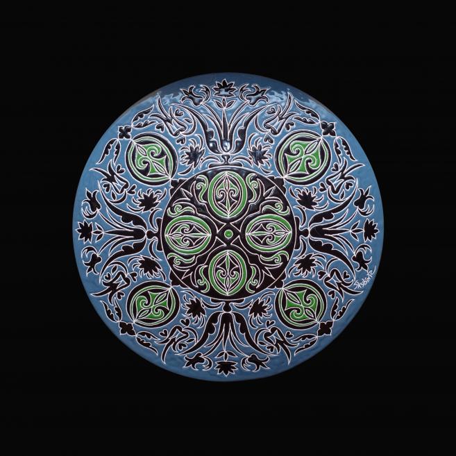 Rustem Skybin. Tulip. 2023. Clay,&nbsp;ceramics, glaze, enamel. Courtesy of the Artist. Publicity photo