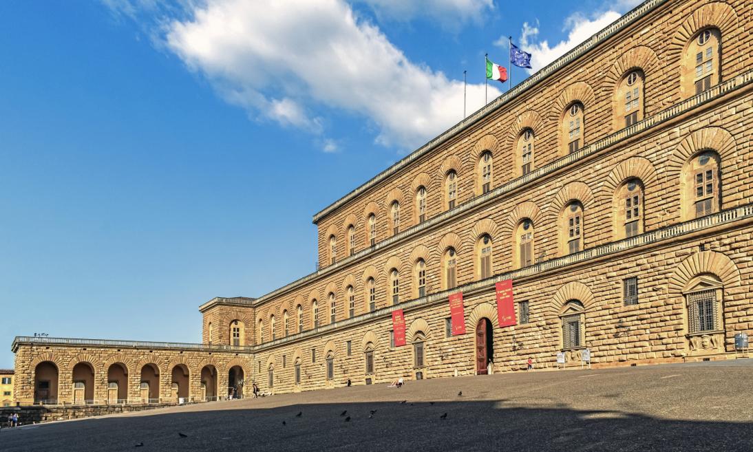 Palazzo Pitti in Florence, Italy. Publicity photo from pixabay