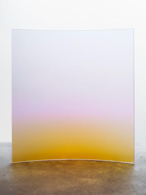 Germans Ermičs. Horizon Screen. 2017. Glass. Courtesy of Rossana Orlandi. Photo: Jussi Puikkonen