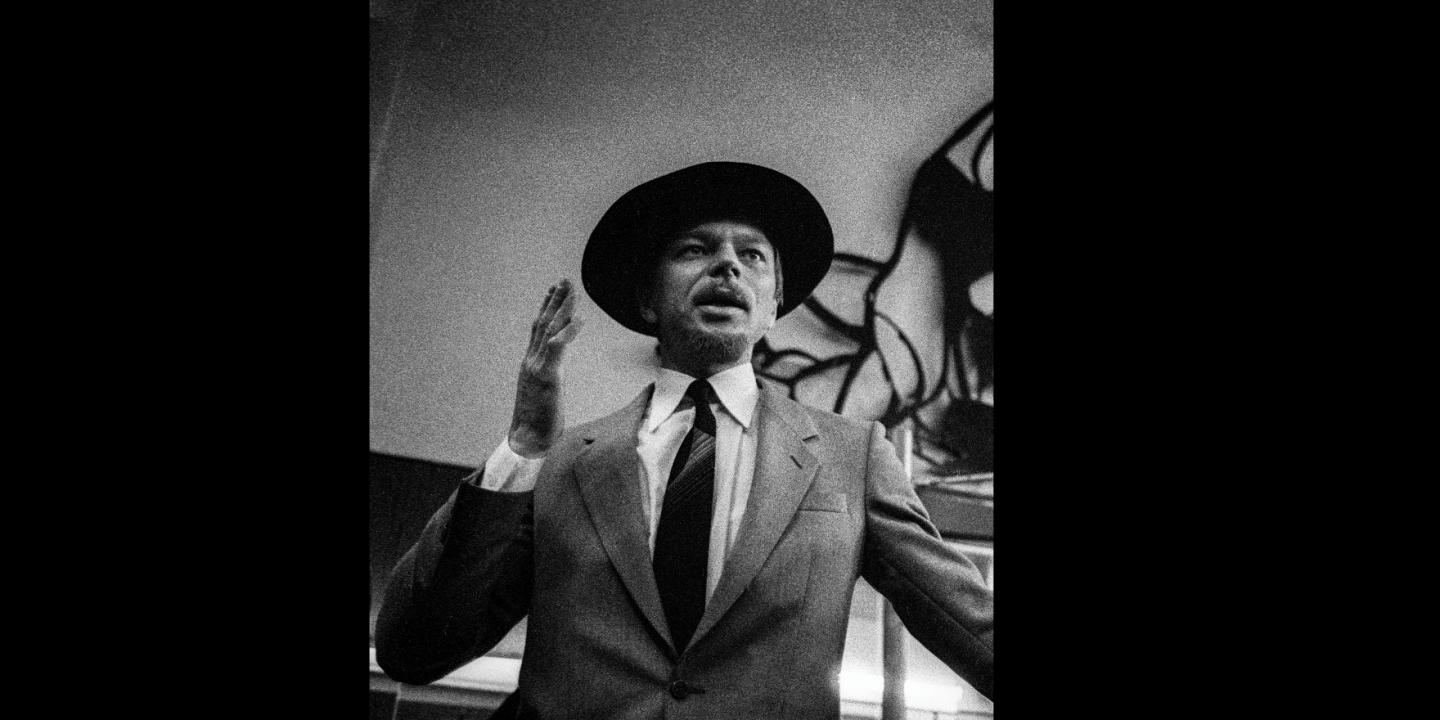 Egocentra akcijas laikā. 1986. Foto: Atis Ieviņ&scaron;