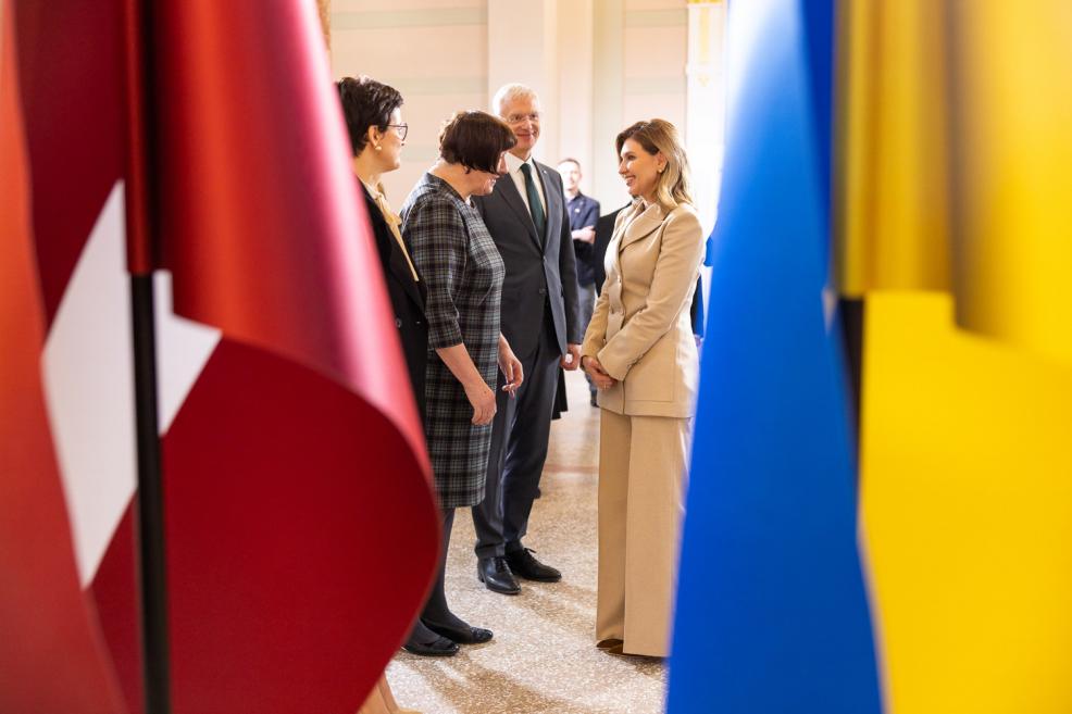 Ukraine's First Lady Olena Zelenska Visits the LNMA. Photo: Anton Kulakowskiy