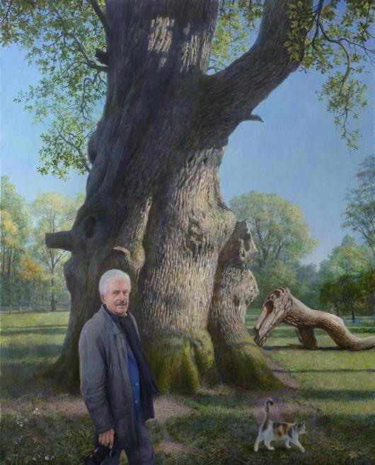 Imants Lancmanis. Self-Portrait by the Sēja Oak on 27 September 2019. 