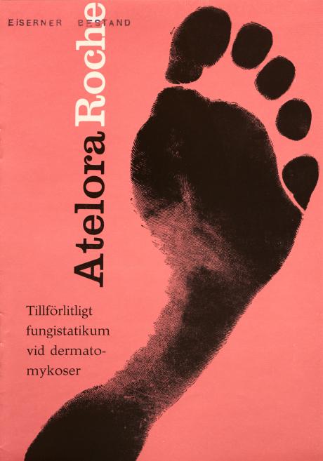 Roche Graphics Department. Atelora. Denmark. 1960s. Paper, offset print. Roche Archives, Basel, Switzerland. Publicity photo