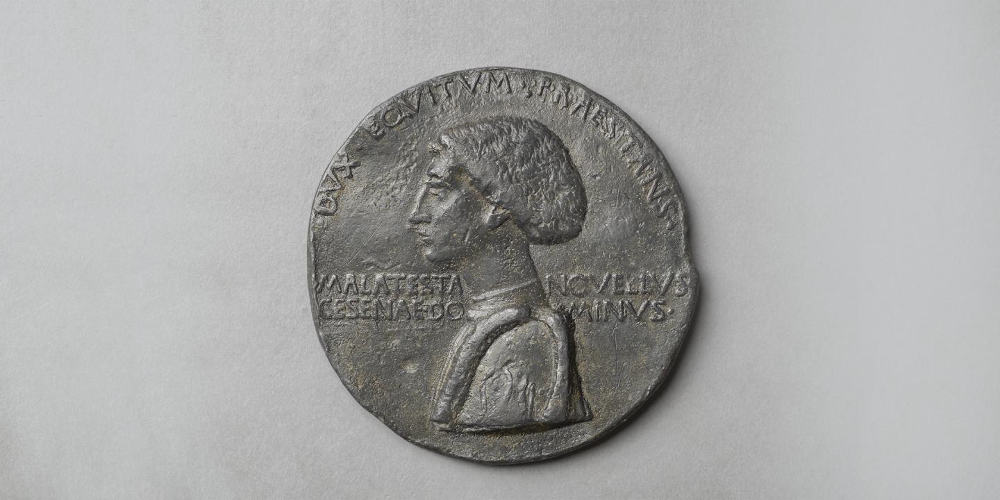 Medal with Domenico Malatesta. Antonio Pisano, called Pisanello. 1445. Cast lead