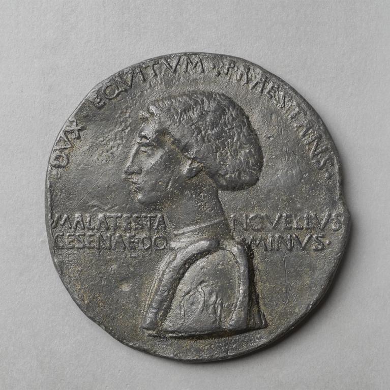 Medal with Domenico Malatesta. Antonio Pisano, called Pisanello. 1445. Cast lead