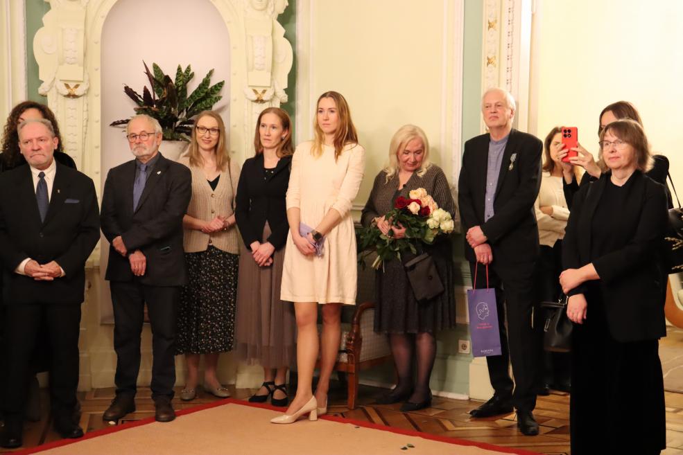 Award ceremony of the French National Order of Arts and Literature. Photo: Embassy of France in Latvia | Zane Briedīte