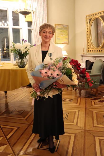 Award ceremony of the French National Order of Arts and Literature. Photo: Embassy of France in Latvia | Zane Briedīte