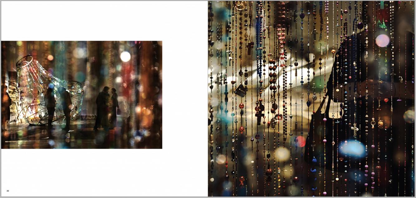 Baltijas mūsdienu stikla mākslas izstādes &ldquo;Slāņi&rdquo; kataloga atvērums. 2026. Dizains: Linda Lūse