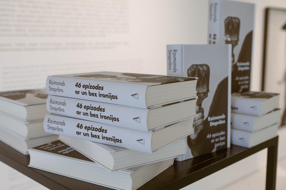 Izstādes "Raimonds Staprāns. Klusuma arhitektūra" atklā&scaron;ana. Foto: Evija Trifanova