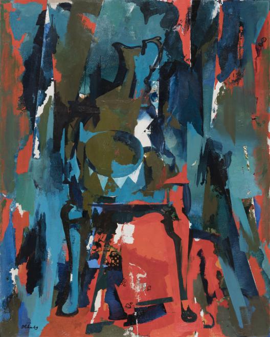 Ojārs Ābols. Still Life. Oil on canvas. 1969. LNMA collection. Photo:&nbsp;Gvido Kajons