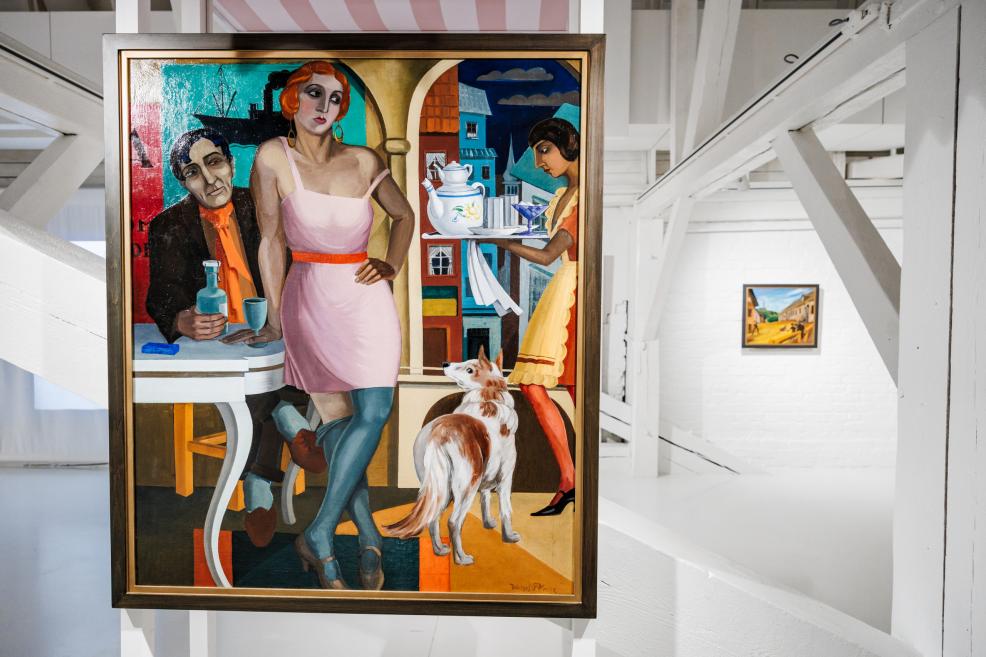 Skats no izstādes&nbsp;&ldquo;Ielu maldos: pilsēta latvie&scaron;u modernistu vērojumā&rdquo;. Foto: Kaspars Teilāns