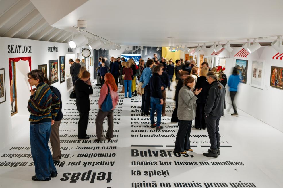 View from the exhibition Wandering the Streets: Urban Visions of Latvian Modernists. Photo: Kaspars Teilāns