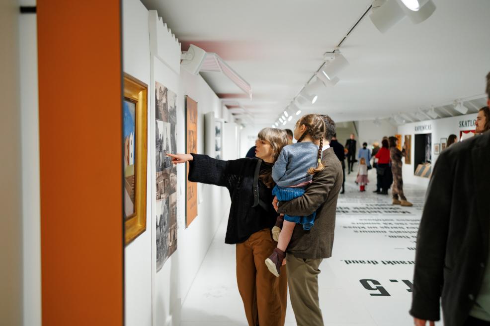 View from the exhibition Wandering the Streets: Urban Visions of Latvian Modernists. Photo: Kaspars Teilāns