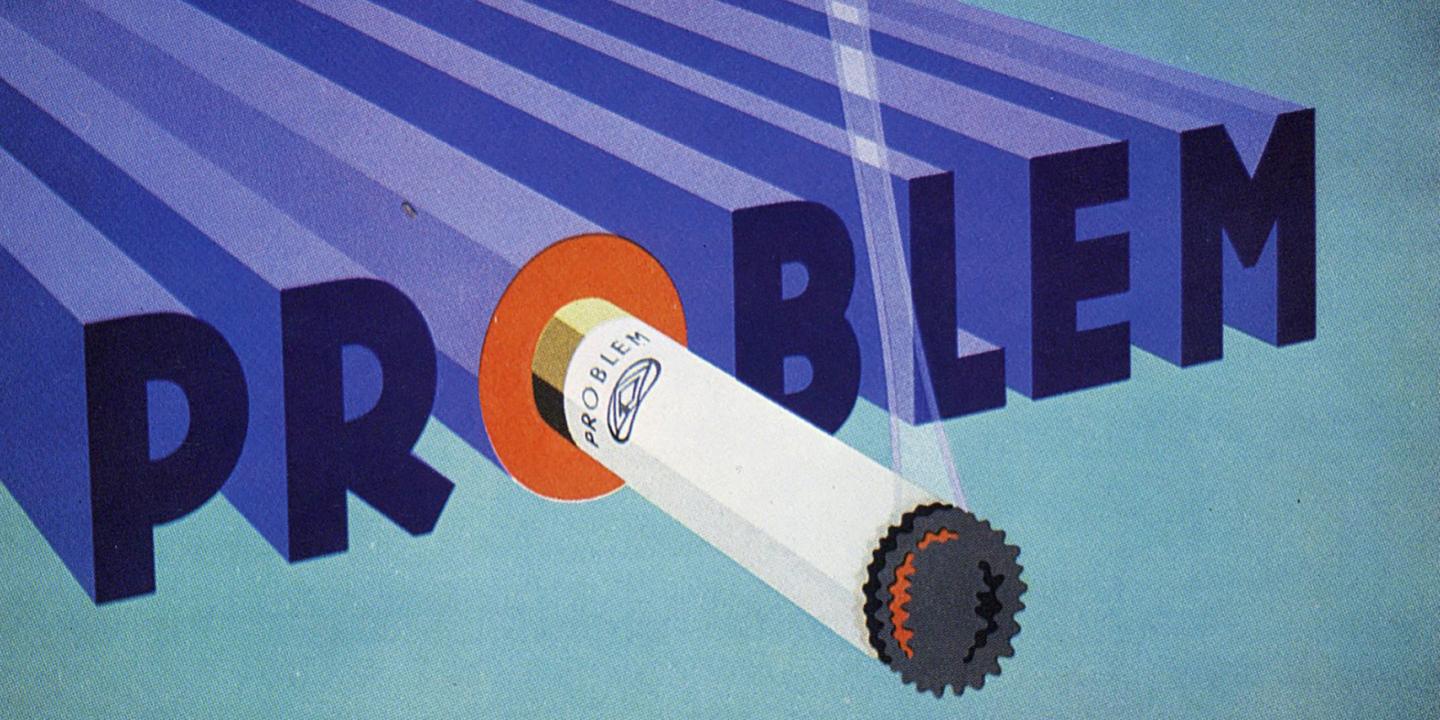 Wilhelm Willrab. Plakāts Cigaretes "Problem." 1926