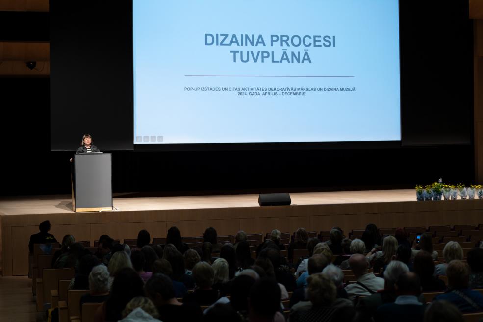 DMDM vadītājas Ineses Baranovskas uzruna&nbsp;Latvijas Muzeju biedrības Gada balvas ceremonijā