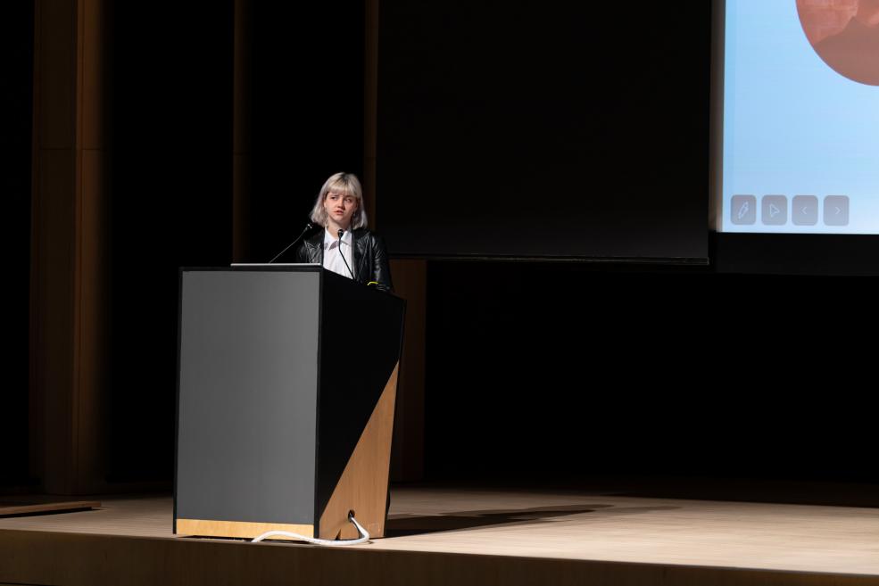 Projekta&nbsp;&ldquo;Krāsu treniņ&scaron; muzejā&rdquo;&nbsp;vadītāja Alise Hofmane