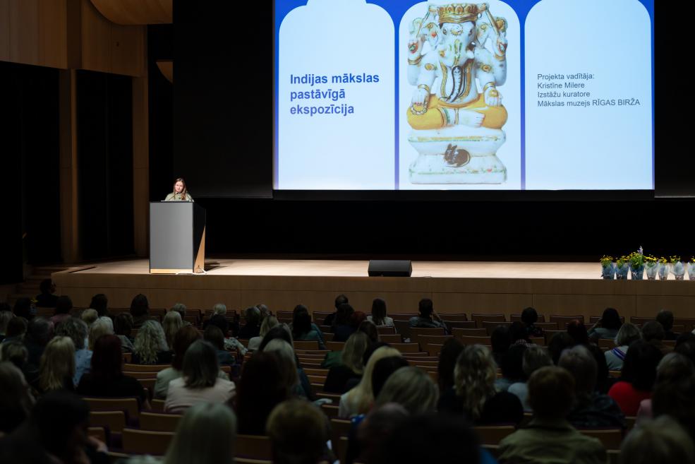 Ekspozīcijas &ldquo;Indijas māksla&rdquo; projekta vadītājas&nbsp;Kristīnes Mileres uzruna