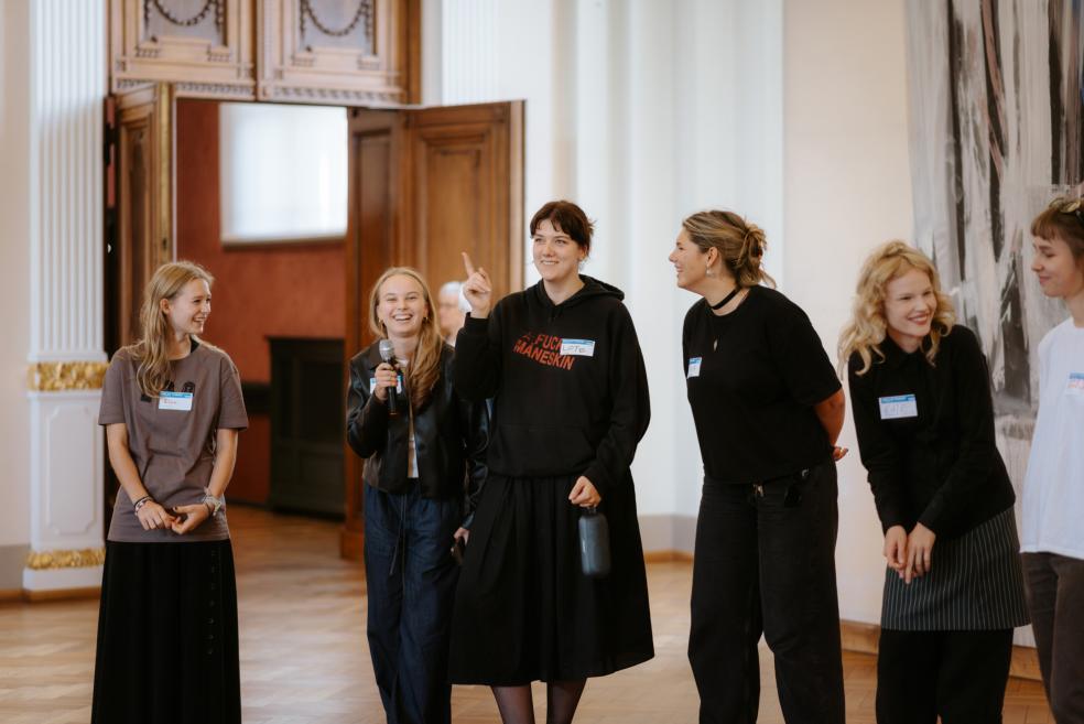Mākslas muzeju Jaunie&scaron;u kluba publicitātes attēls. Foto: Kristiāna Zelča