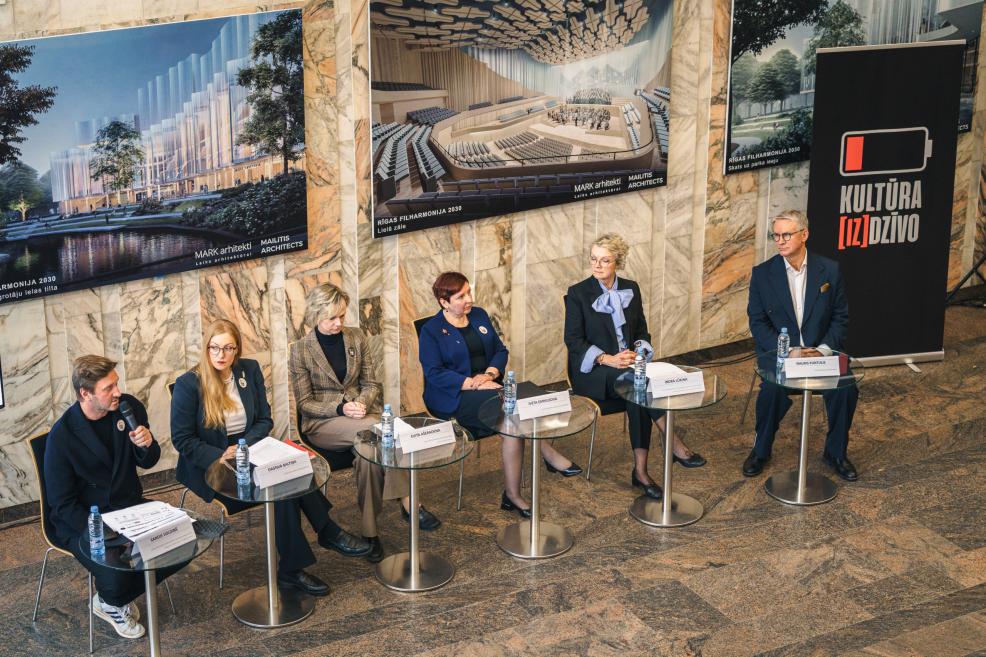 Publicitātes foto no preses konferences. Foto: Armands Bels