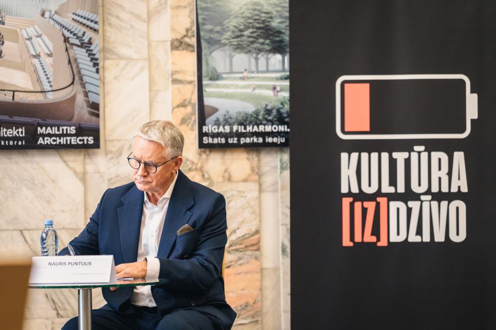 Publicitātes foto no preses konferences. Foto: Armands Bels
