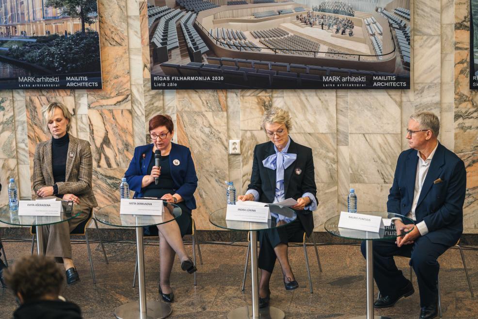 Publicitātes foto no preses konferences. Foto: Armands Bels