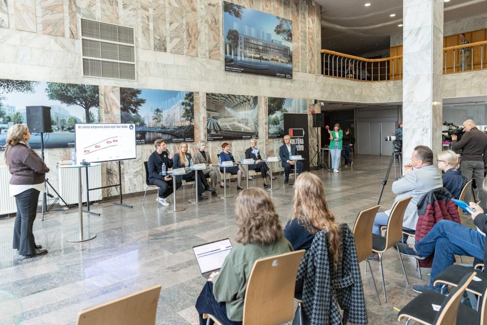 Publicitātes foto no preses konferences. Foto: Artūrs Upenieks