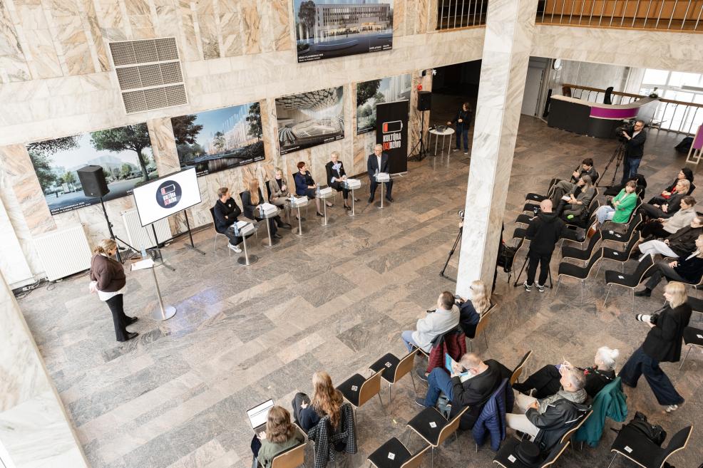 Publicitātes foto no preses konferences. Foto: Artūrs Upenieks