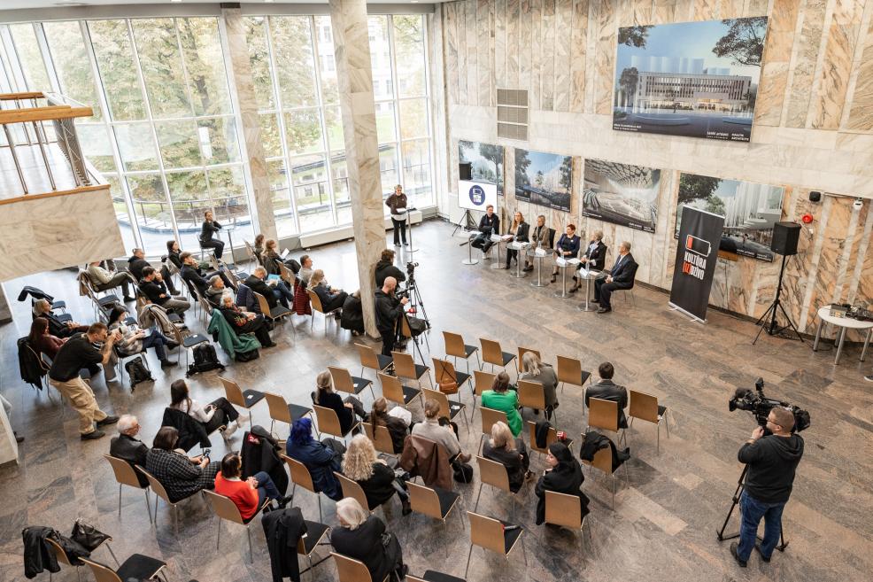 Publicitātes foto no preses konferences. Foto: Artūrs Upenieks