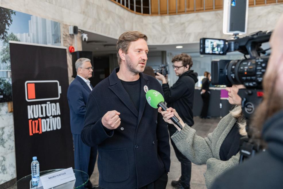 Publicitātes foto no preses konferences. Foto: Artūrs Upenieks