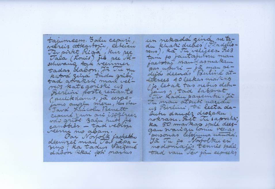 Jāzeps Grosvalds. Vēstule Oļģerdam Grosvaldam. 16.05.1914. Papīrs, rokraksts. LNMM kolekcija