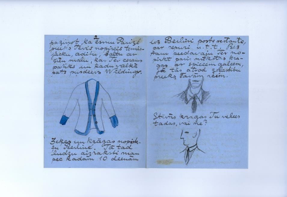 Jāzeps Grosvalds. Letter to Oļģerds Grosvalds. 16.05.1914. Manuscript on paper. LNMA collection