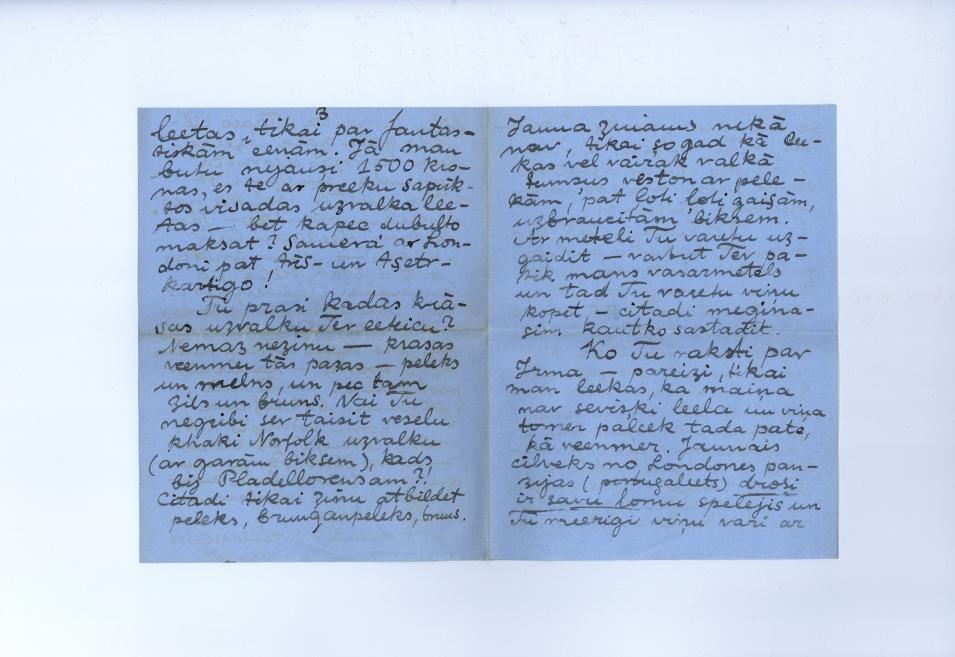 Jāzeps Grosvalds. Vēstule Oļģerdam Grosvaldam. 16.05.1914. Papīrs, rokraksts. LNMM kolekcija