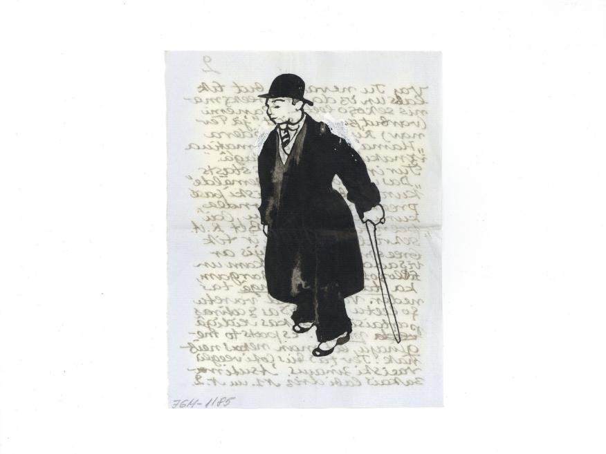 Jāzeps Grosvalds. Vēstule Oļģerdam Grosvaldam. 06.02.1909. Papīrs, rokraksts. LNMM kolekcija