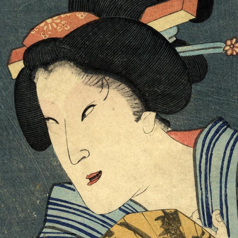 Kabuki 歌舞伎. Japānas 19. gadsimta ukijo-e