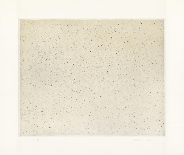 Vija Celmiņa&#039;s artwork with stars.