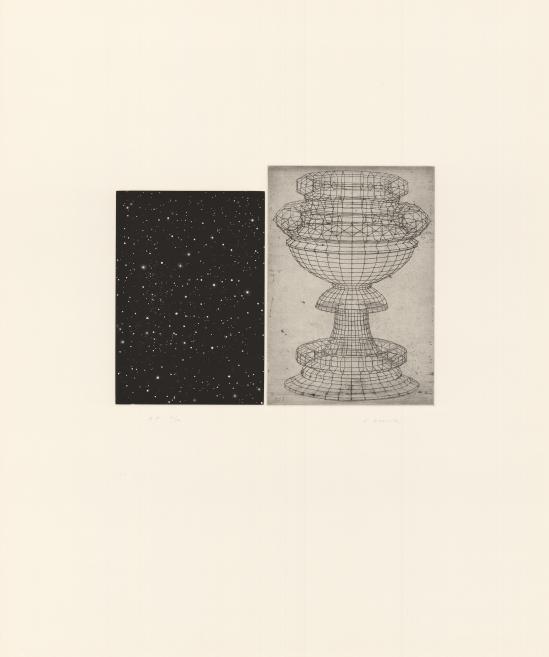 Vija Celmiņa&#039;s graphic artwork.
