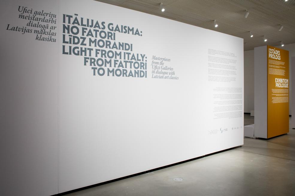 Exhibition&nbsp;Light from Italy: From Fattori to Morandi. Photo:&nbsp;Kristīne Madjare