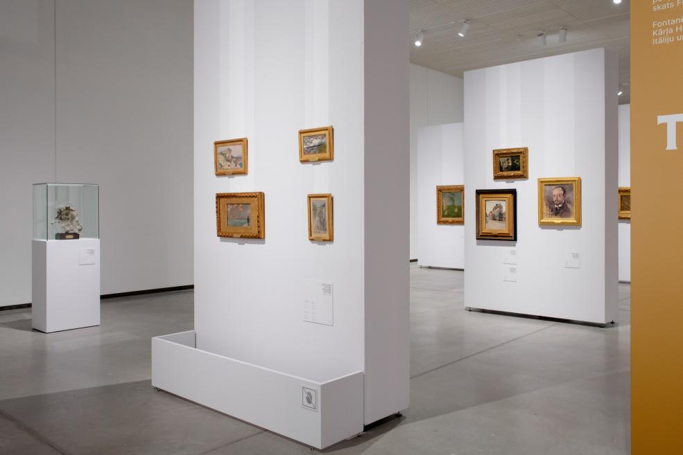 Exhibition&nbsp;Light from Italy: From Fattori to Morandi. Photo:&nbsp;Kristīne Madjare