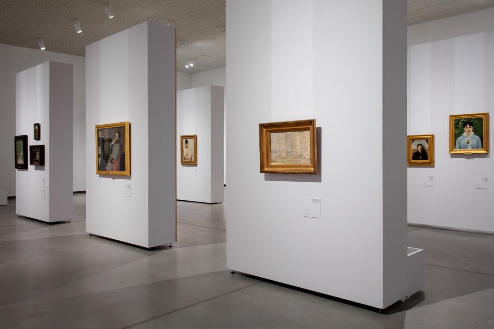Exhibition&nbsp;Light from Italy: From Fattori to Morandi. Photo:&nbsp;Kristīne Madjare