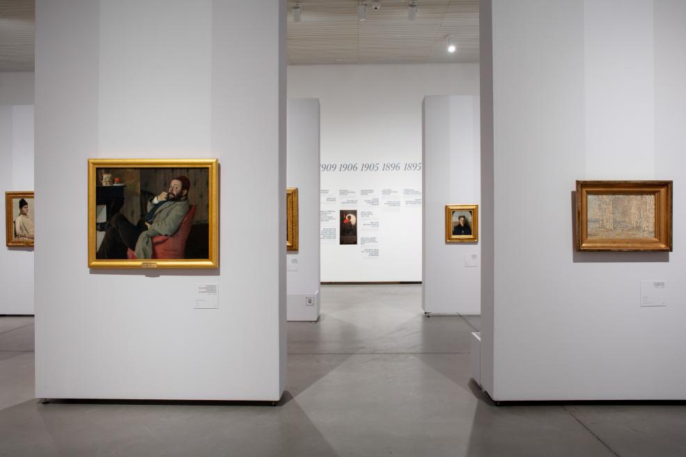 Exhibition&nbsp;Light from Italy: From Fattori to Morandi. Photo:&nbsp;Kristīne Madjare