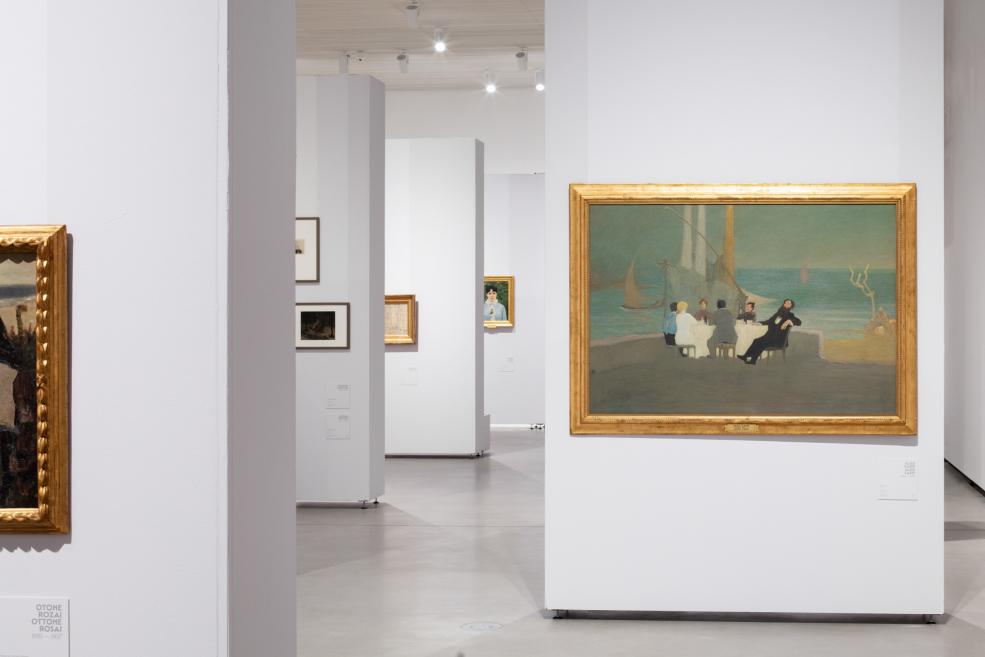 Exhibition&nbsp;Light from Italy: From Fattori to Morandi. Photo:&nbsp;Kristīne Madjare