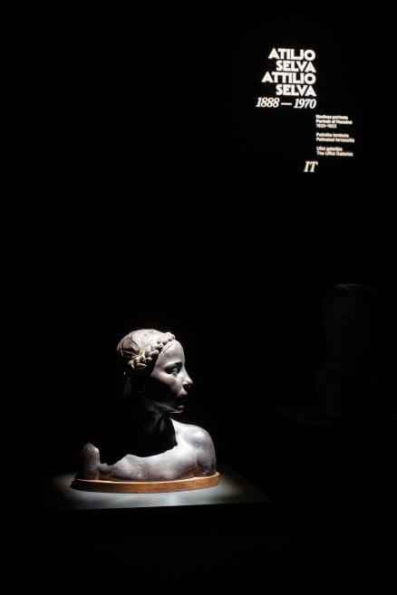 Izstādes "Itālijas gaisma" ekspozīcija. Foto: Kristīne Madjare