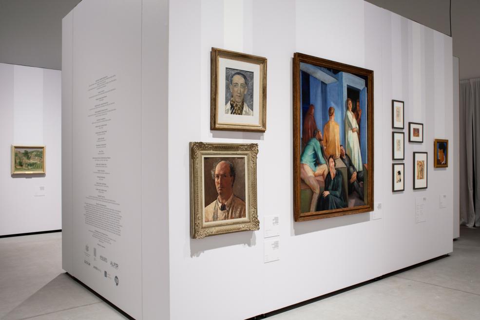 Exhibition&nbsp;Light from Italy: From Fattori to Morandi. Photo:&nbsp;Kristīne Madjare