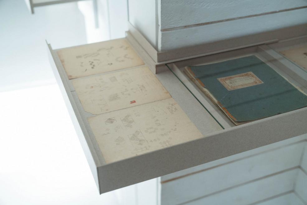 Exhibition Wacław Szpakowski. Riga Notebooks.. Latvian National Museum of Art. 2023. Photo: Andrejs Strokins