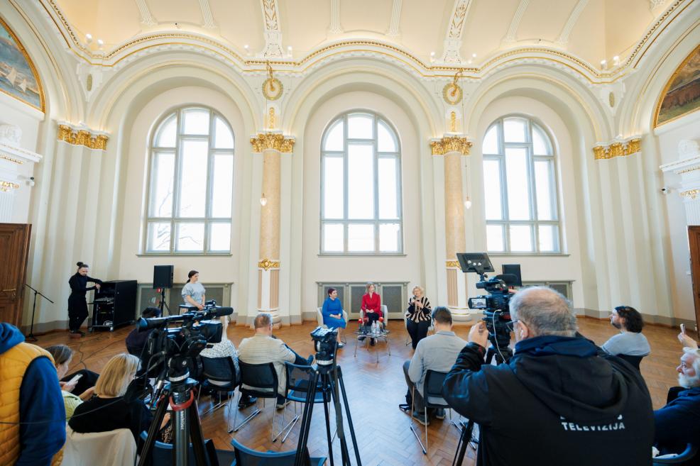 LNMM direktores paziņo&scaron;ana. Foto: Kaspars Teilāns