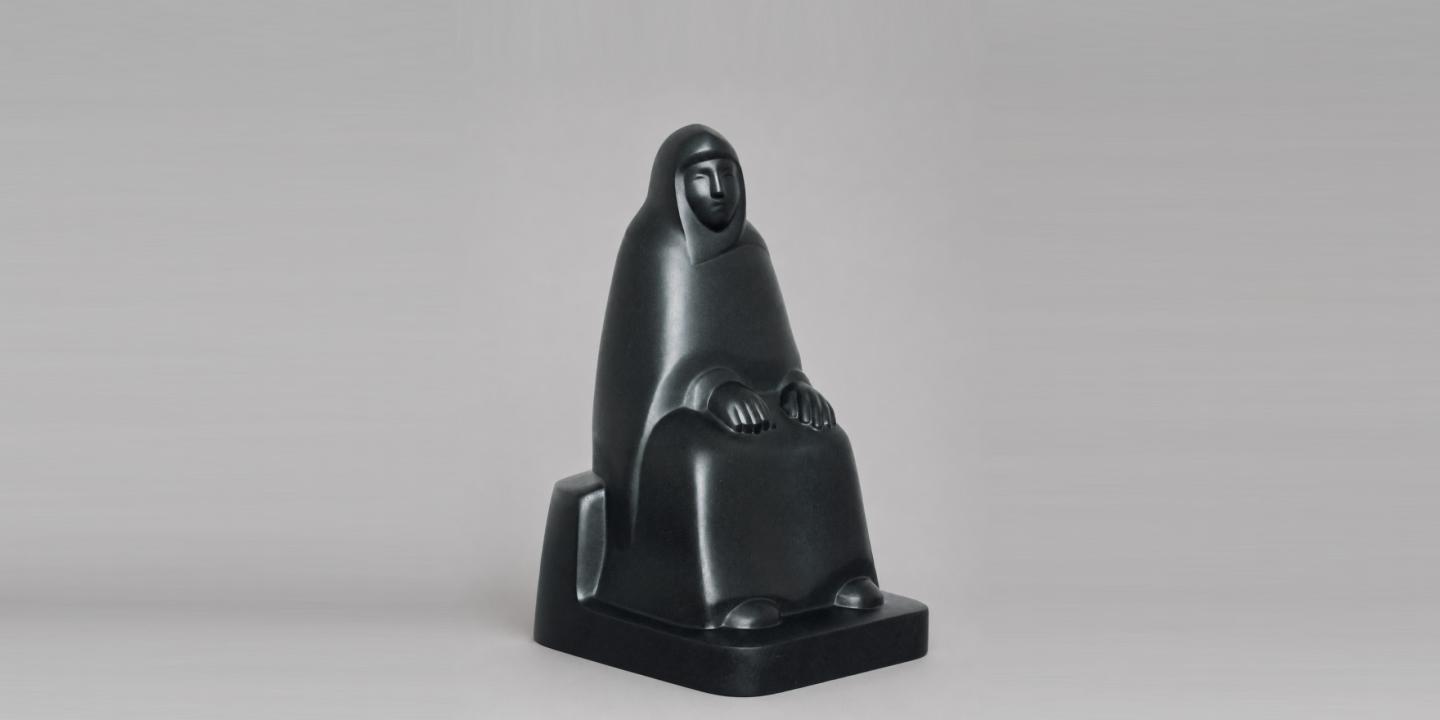 Marta Liepiņa-Skulme. Woman from Vidzeme. 1928-1933. Granite. LNMA collection