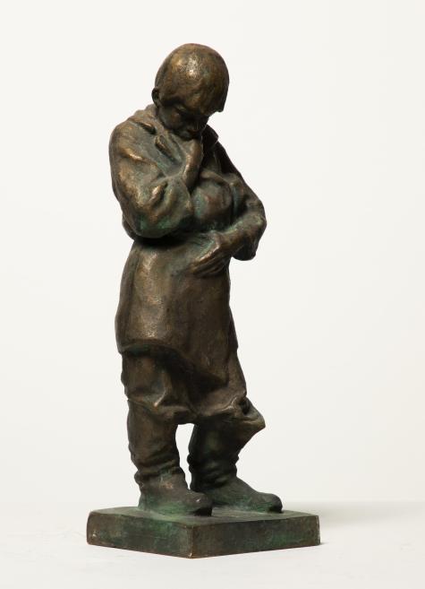 Teodors Zaļkalns.&nbsp;Andrju&scaron;a. 1905.&nbsp;Bronza, lējums, patinējums.&nbsp;LNMM kolekcija