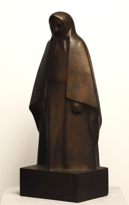 Teodors Zaļkalns. Standing Old Woman. 1976. Bronze.&nbsp;LNMA collection