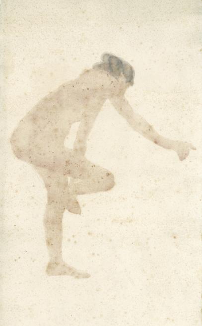 Gustavs &Scaron;ķilters.&nbsp;Akts. Papīrs, akvarelis.&nbsp;LNMM kolekcija