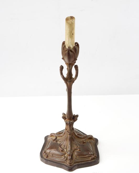 Gustavs &Scaron;ķilters. Candlestick. 1908. Plaster.&nbsp;LNMA collection